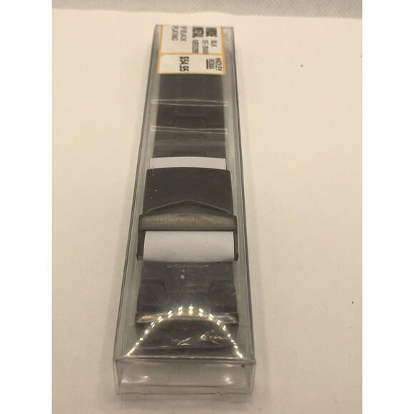Hadley Roma Watch Band Replacement Parts Links Black In Box MB5177T PY42 - Picture 1 of 6